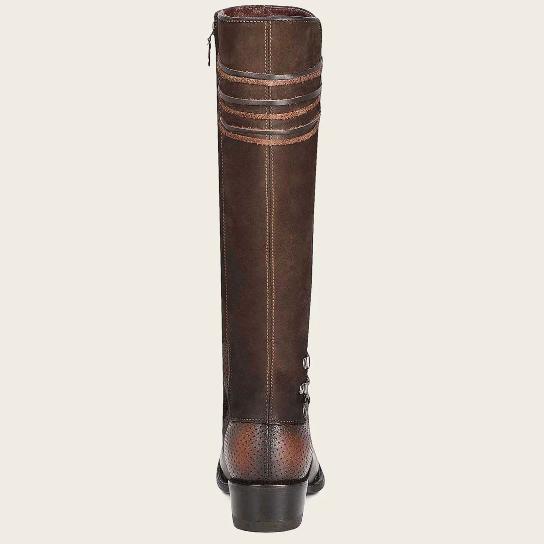 Cuadra | Brown Boot With Suede Tube