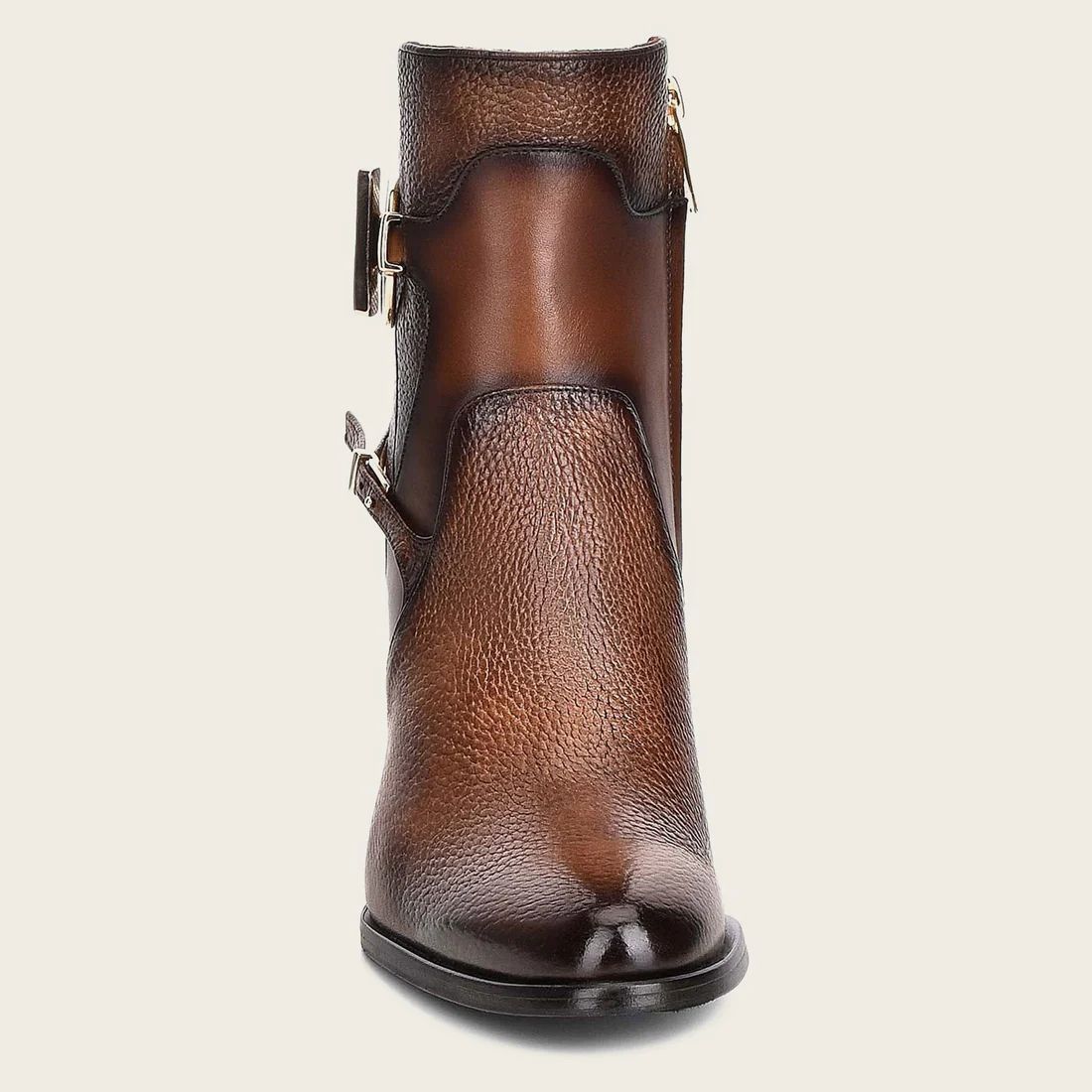 Cuadra | Genuine Deer Honey Leather Bootie