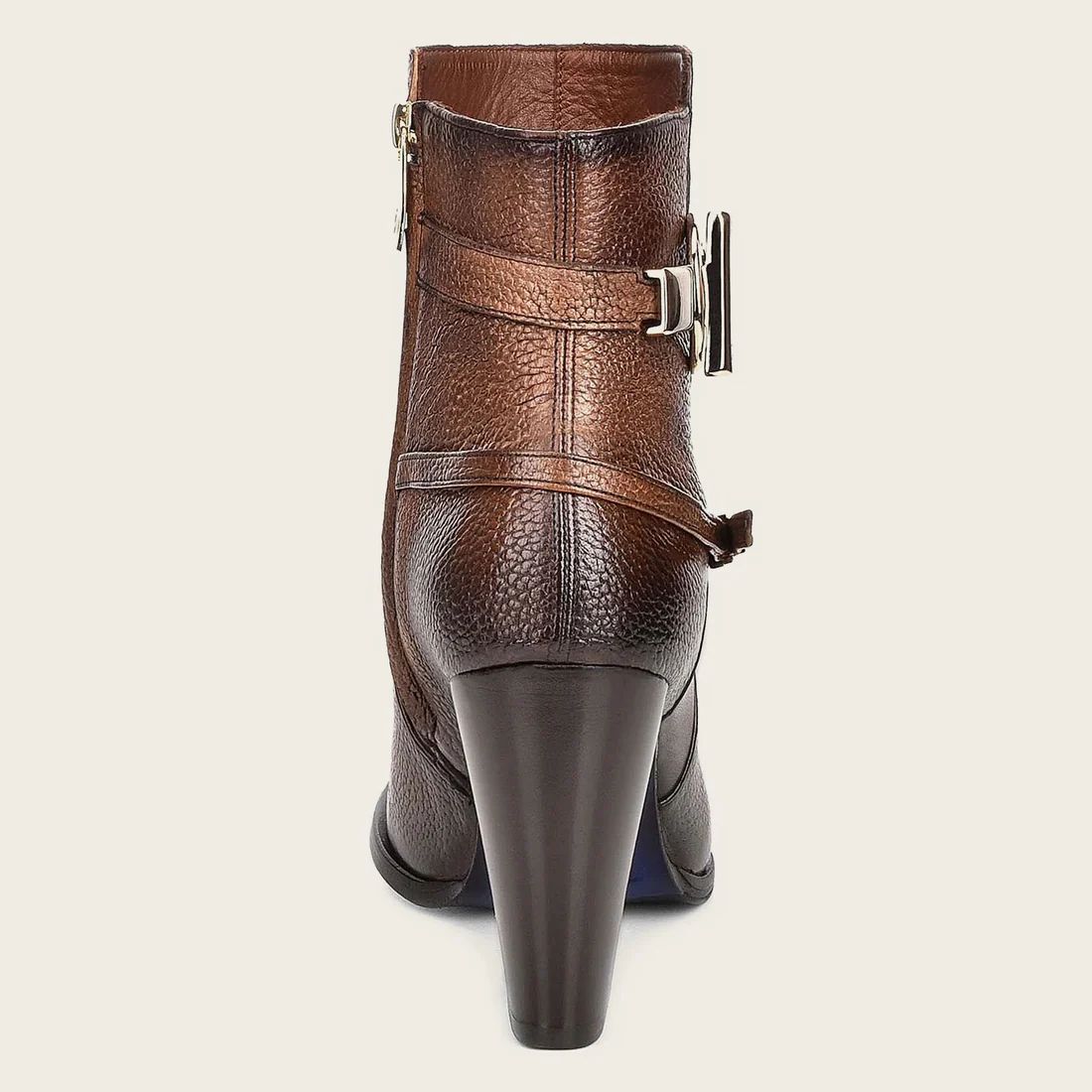 Cuadra | Genuine Deer Honey Leather Bootie