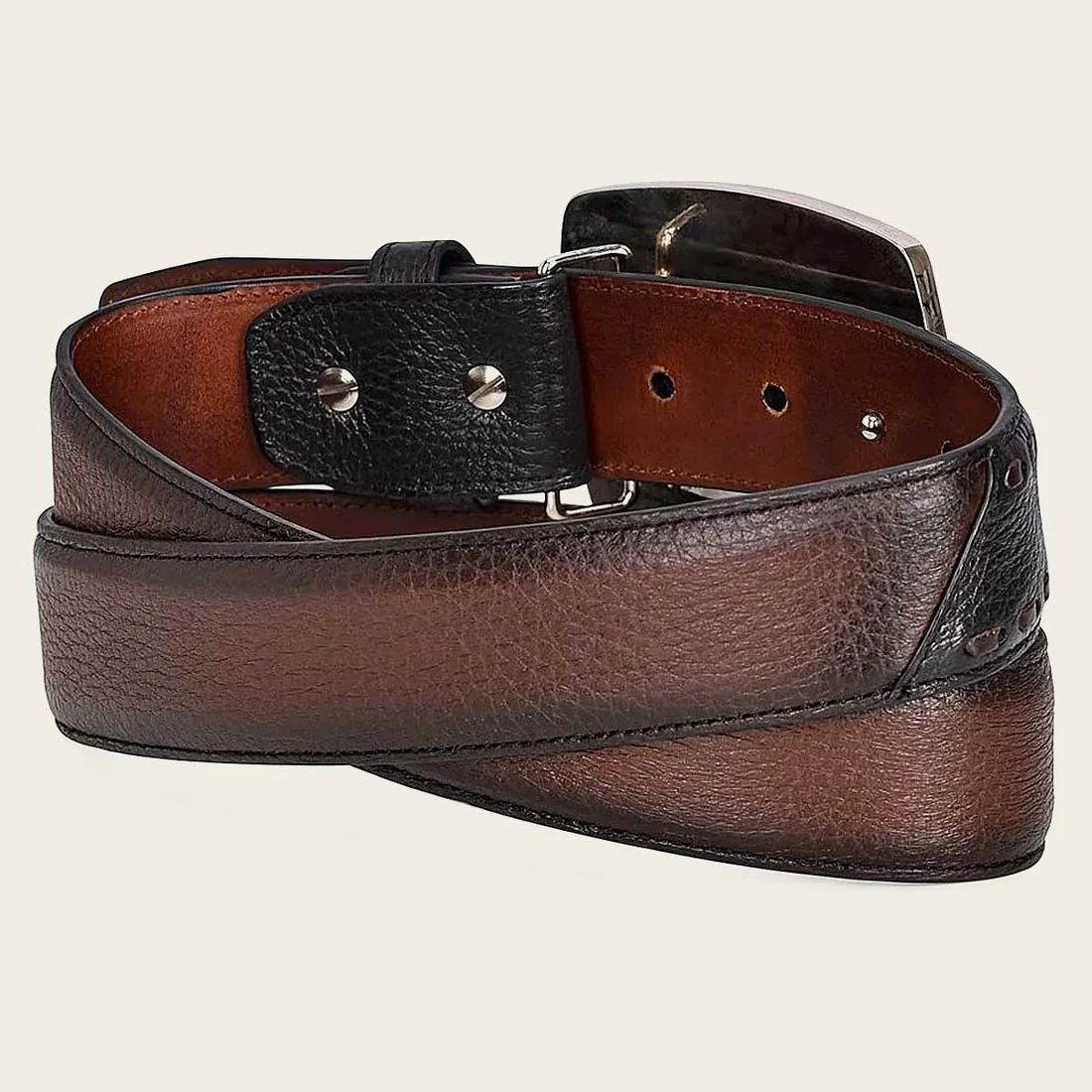 Cuadra | Cowboy Brown Leather Belt