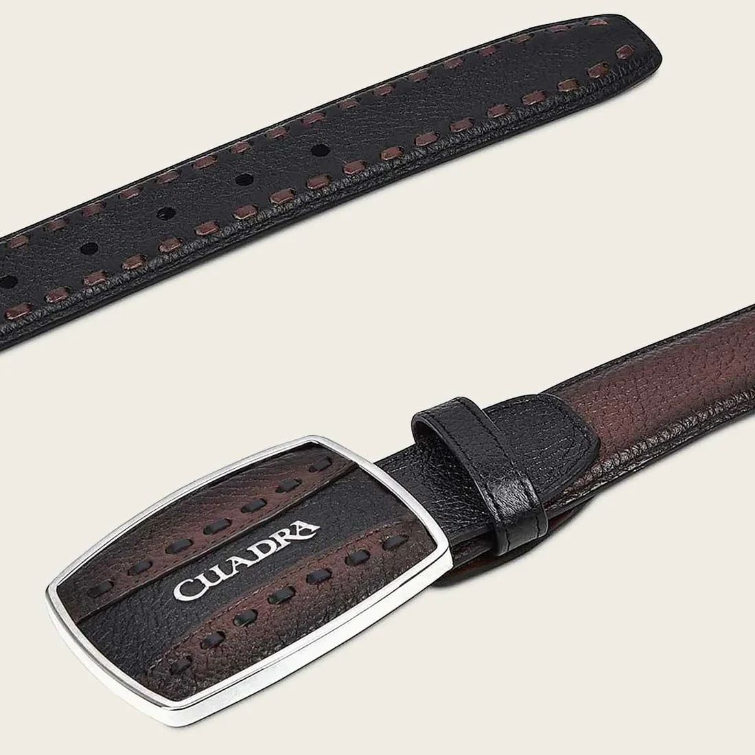 Cuadra | Cowboy Brown Leather Belt