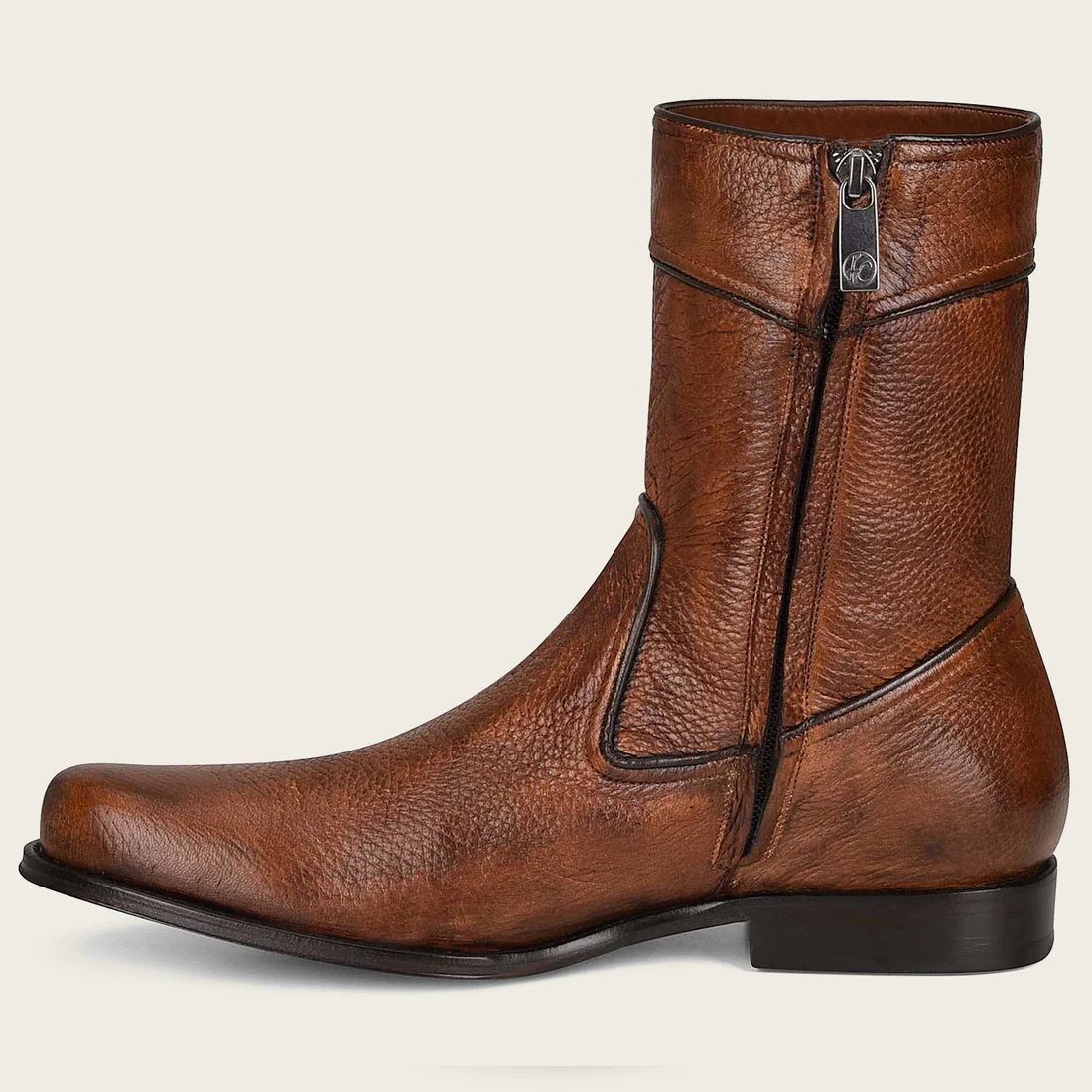 Cuadra | Hand-Painted Honey Leather Boot